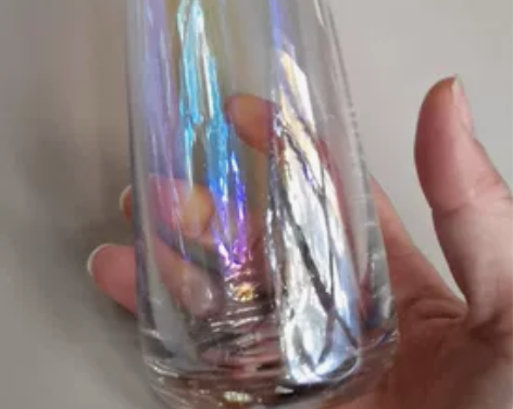 简约现代北欧ins风玻璃花瓶炫彩水养插花桌...