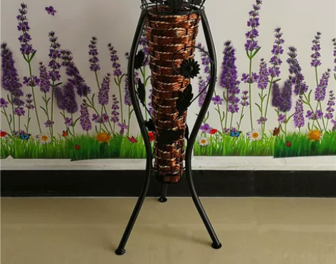 欧式藤编花瓶干花插花落地花瓶花器客厅大堂玄...