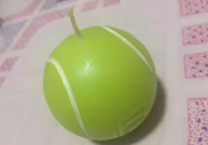 斐乐绝版正品网球蜡烛 斐乐正品网球蜡烛，喜...