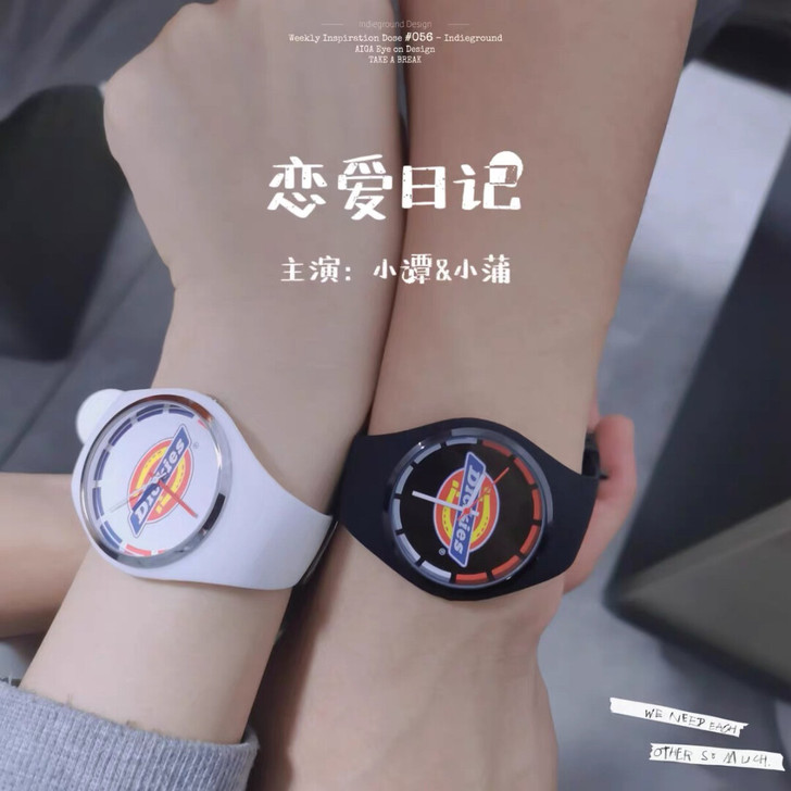 【得物正品】Dickies彩色硅胶果冻手表...