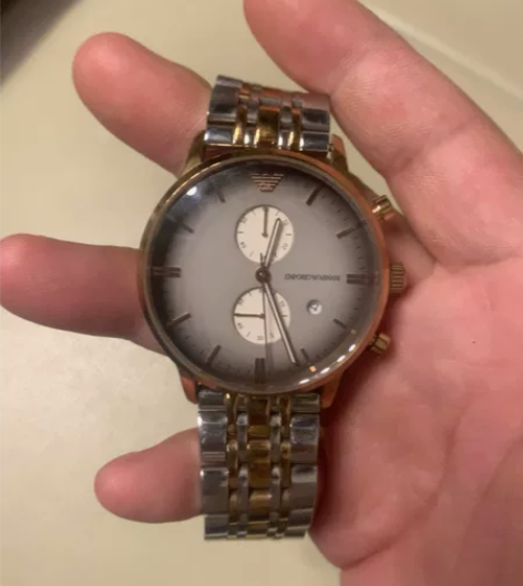 阿玛尼手表男钢带 正品 支持验货 买时候...