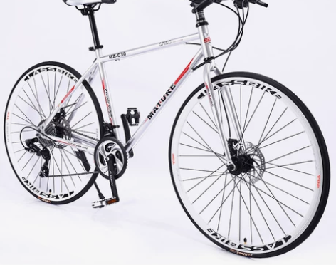 33速铝合金公路车自行车变速赛车弯把跑车双...