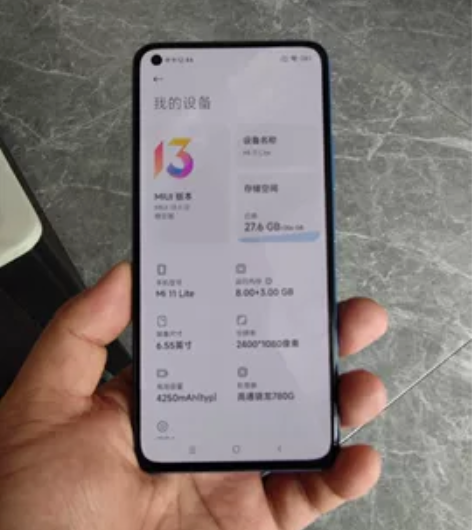 小米11青春版,8+256G,屏幕有瑕疵,...