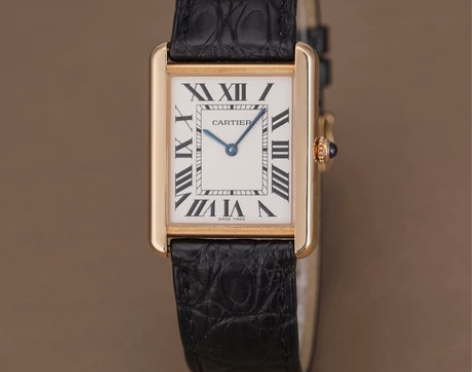 二手卡地亚瑞士手表坦克系列女士石英机芯18...