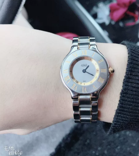 卡地亚21世纪18k金手表16手围以下可戴...