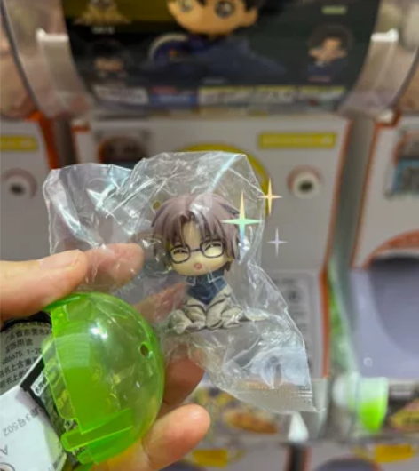 BANDAI全新正品扭蛋 名侦探柯南孩童坐...