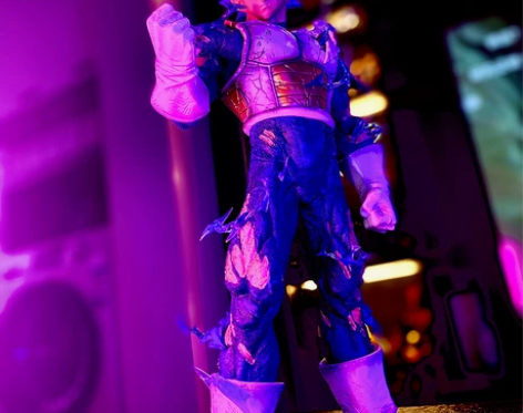 七龙珠LX超级赛亚人贝吉塔三头雕超蓝手办动...