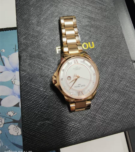 9成新正品天王表女士自动机械表 霏系列19...