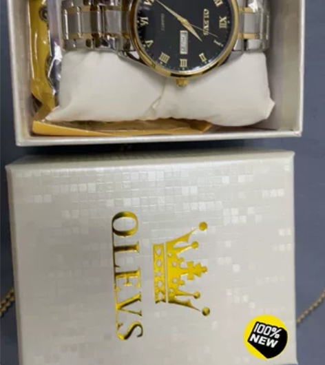 olevs手表,不是机械表,不退不换。 感...