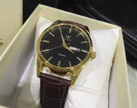 实体店不干了欧利时品牌手表石英表双历防水男...