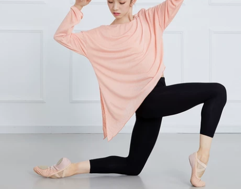 Sansha 宽松舞蹈练功服上衣女形体中国...