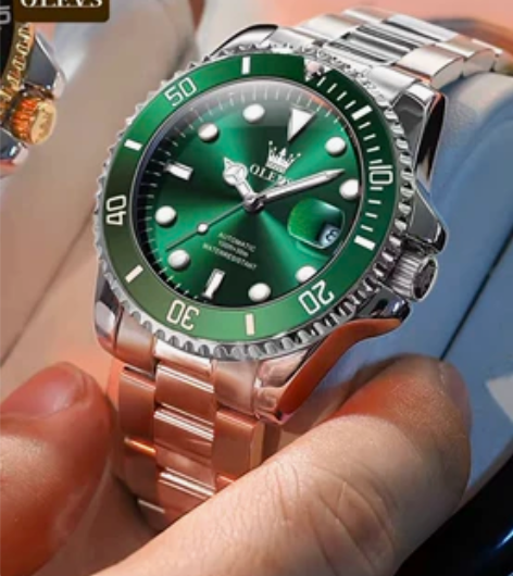 2021年新款瑞士认证绿水鬼手表男士机械表...