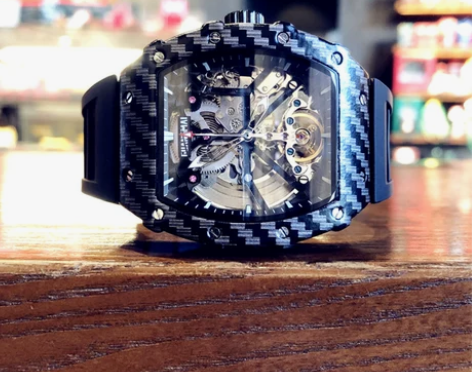 ?2022新款新概念镂空全自动机械表陀飞轮...