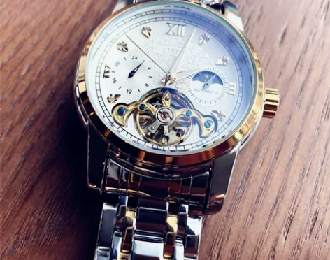 2022新款潮流手表男士镂空新概念全自动机...