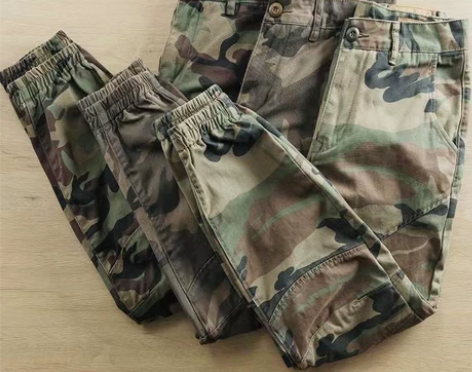 【高质量】迷彩控的看过来了，男士迷彩裤宽松...