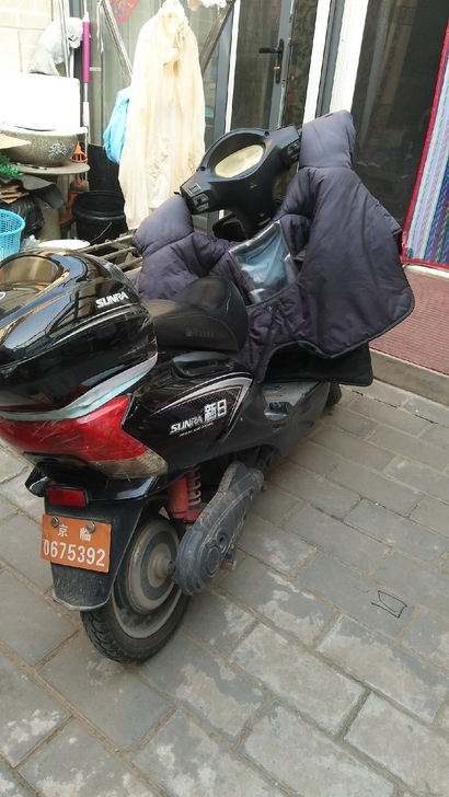 新日电动车，八成新，京东自营买的天冷超小天...