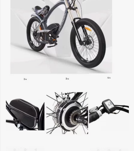 BeginONE智能混合动力自行车哈雷电动...