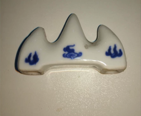 文房四宝笔搁陶瓷毛笔架笔挂陶瓷笔山毛笔书法...