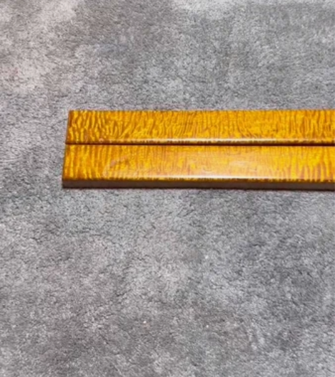 一对包邮  金丝花梨镇尺镇纸实木纸镇金丝花...