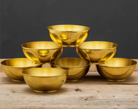 供佛供碗小号纯铜居家用摆件佛前供具进宝神碗...