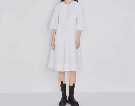 欧时力连衣裙 商场同款正品女中长款 128...