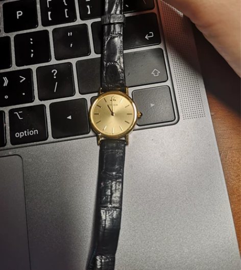 精工贵朵18k金女表 石英中古表 表头表扣...