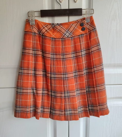 英伦羊毛半身裙学生裙 全新未穿。未洗。外贸...