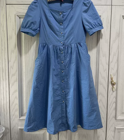 【闲置】法式初恋桔梗裙公主连衣裙新款温柔风...