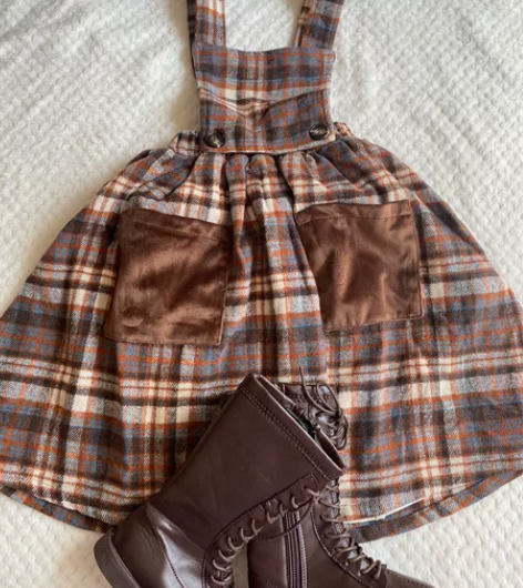 背带裙可拆卸的加绒的 没穿过 借允儿妈 大...