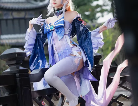 火花动漫心海 出衣服鞋子假发 假发有简单造...