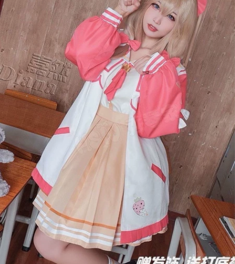 嘉然cos服出租 嘉然 c服 偶像女团A-...