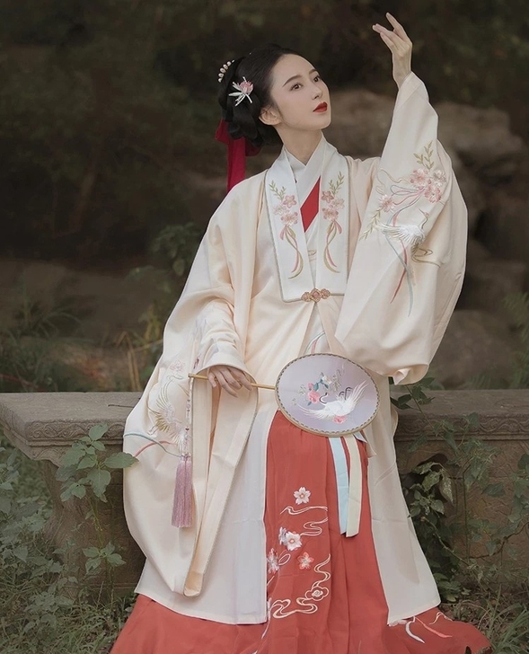 重回汉唐羽仙曲披风，仅披风！前娘购入未穿，...