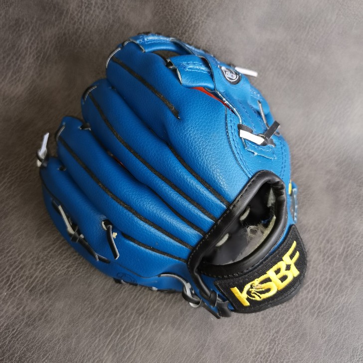 韩国KSBF 青年棒球练球手套10寸左手皮革