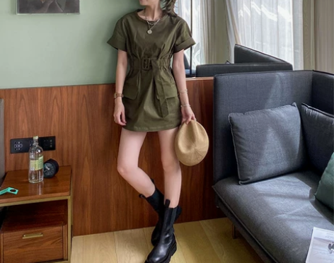 美洋 连衣裙 感兴趣的话点“我想要”和我私...