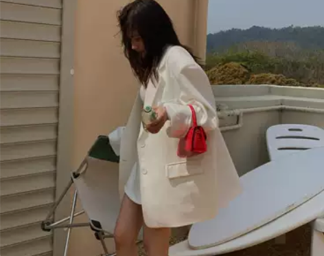 ?LILUSHOP 简约气质经典西服裙裤套...