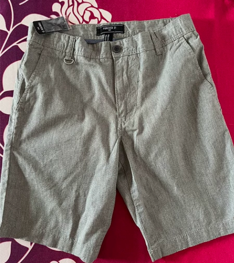 男士短裤,全新带吊牌FOREVER21出口...