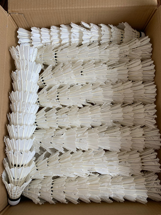 二手训练羽毛球这是我们群里自己打的球美羽2...