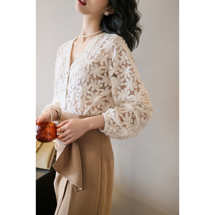 ron##amp;amp;ron 蕾丝雪纺...