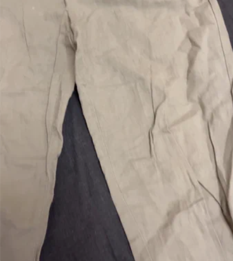 棉麻裤子，女士休闲裤，穿过几次。 感兴趣的...