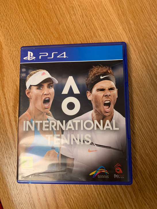 澳网，ps4网球游戏，美版游戏，无中文，盘...