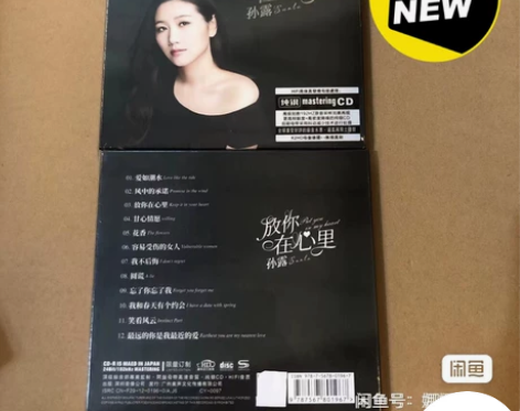 孙露（放在你心里），正版纯银单碟cd 试音...