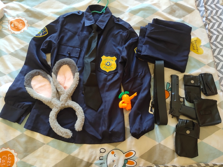 心缘家疯狂动物城cos 朱迪警服cos全套...