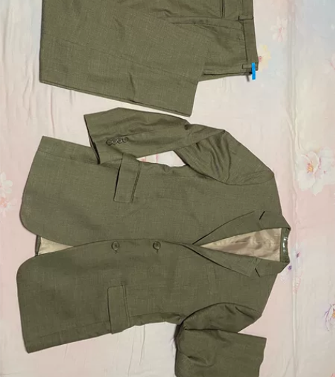 男士春秋夏西装一套，定制，面料精纺毛混， ...