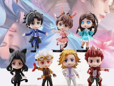 斗罗大陆唐三小舞公仔娃娃桌面摆件手办动漫玩...