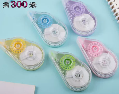 学生大容量修正带涂改带改错字带实惠装简约创...