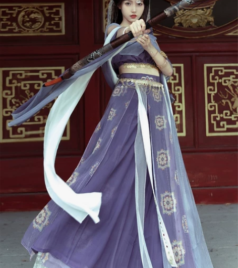 捌伍柒原创琼瑶公主异域风敦煌飞天改良汉服女...