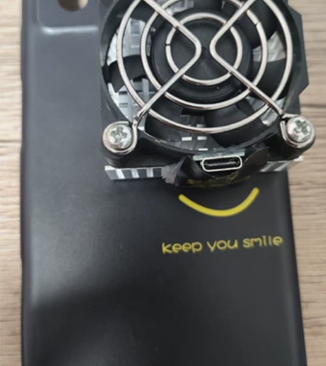 红米k50电竞版 可调节转速diy散热器 ...