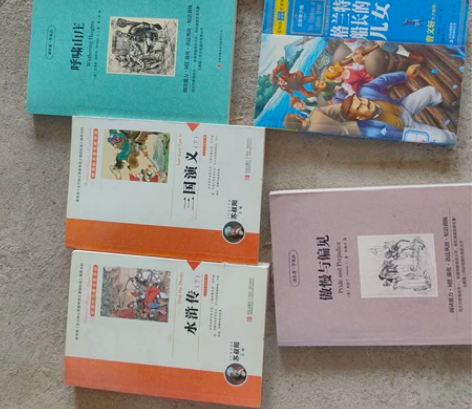 一堆课外书,以前看过的不看了,卖给爱惜的人...