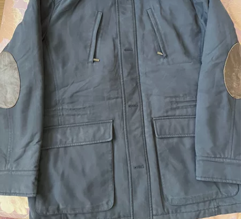 Ports男士羽绒服，洗衣店把表面洗的有点...