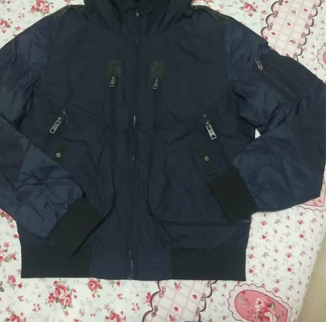 selected男士连帽羽绒服，全新未穿过...